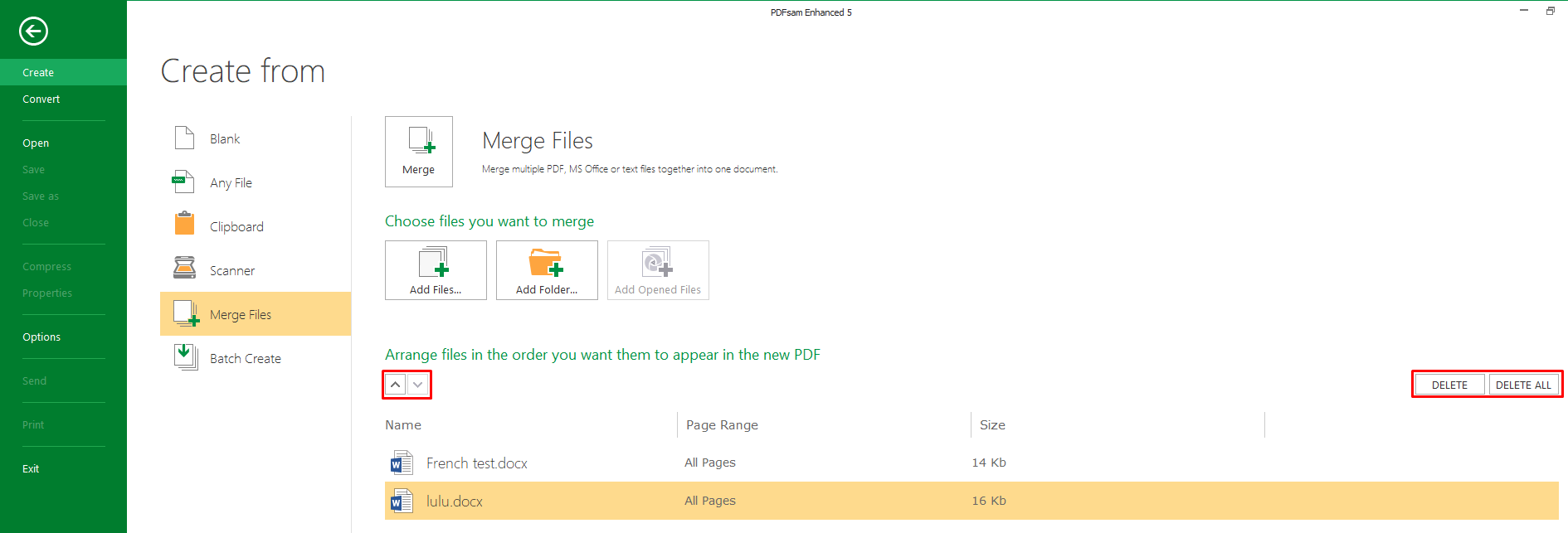 pdfsam merge order by page numbers