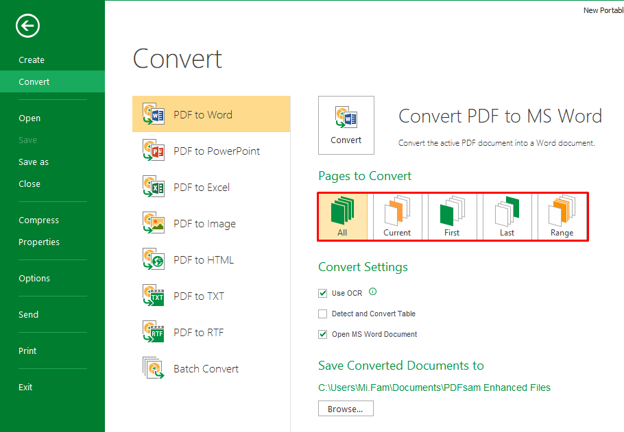 How Do I Convert From Pdf To Word Pdfsam Enhanced